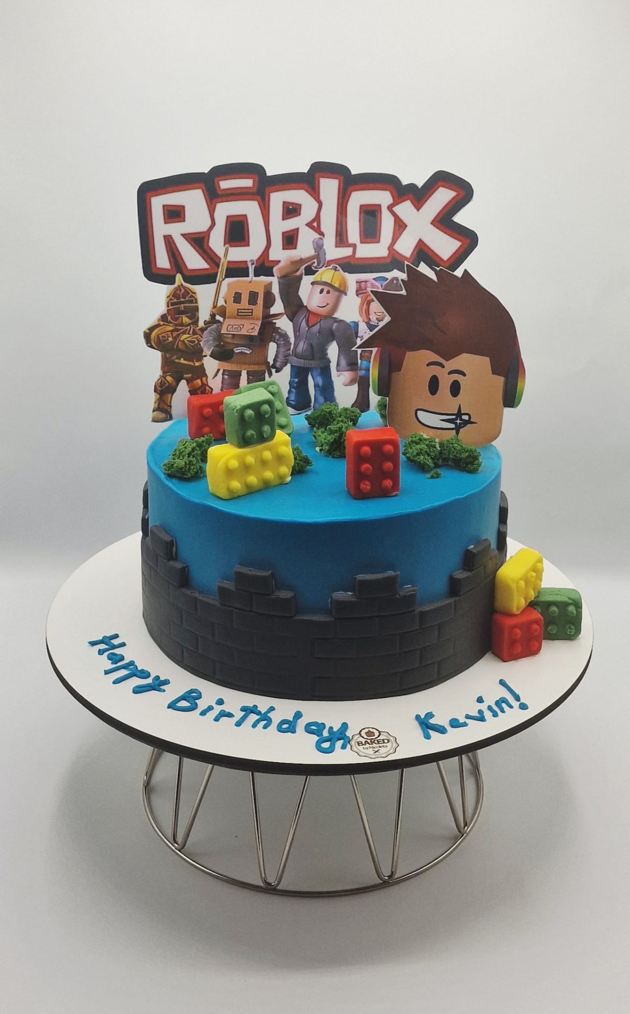 Bespoke custom celebration cake for Boys & Adventures handcrafted by Nicoleta